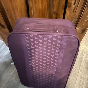 Woman Within Purple Heart Patterned Storage Bag( Never Used)
